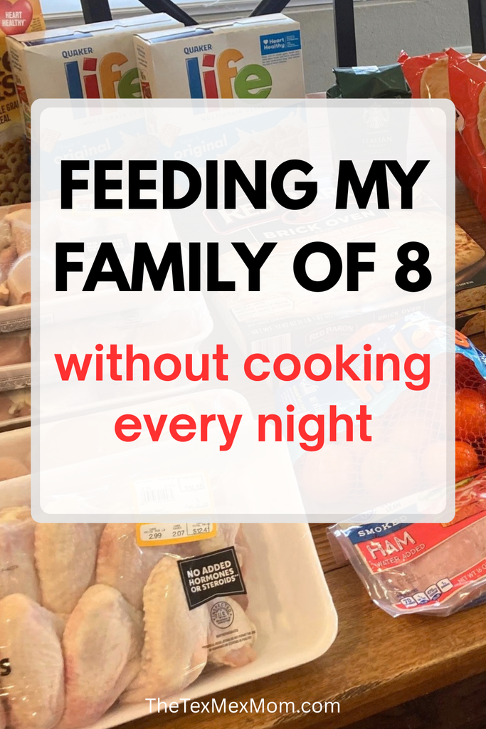 eating on a budget feeding my family of 8 without cooking every night